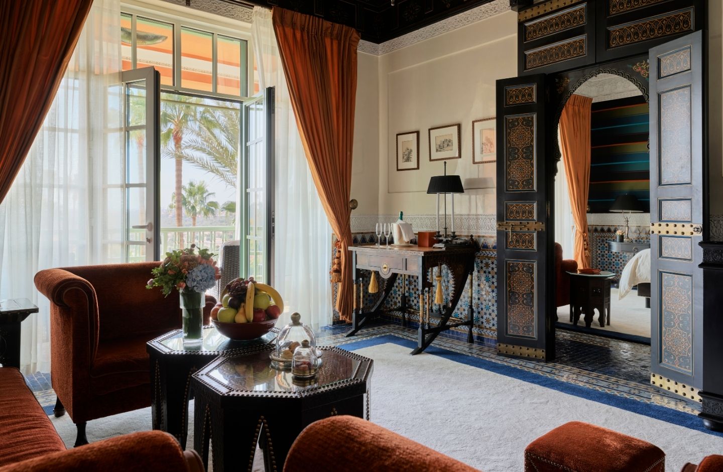 Room with a View: the Majorelle Suite at La Mamounia
