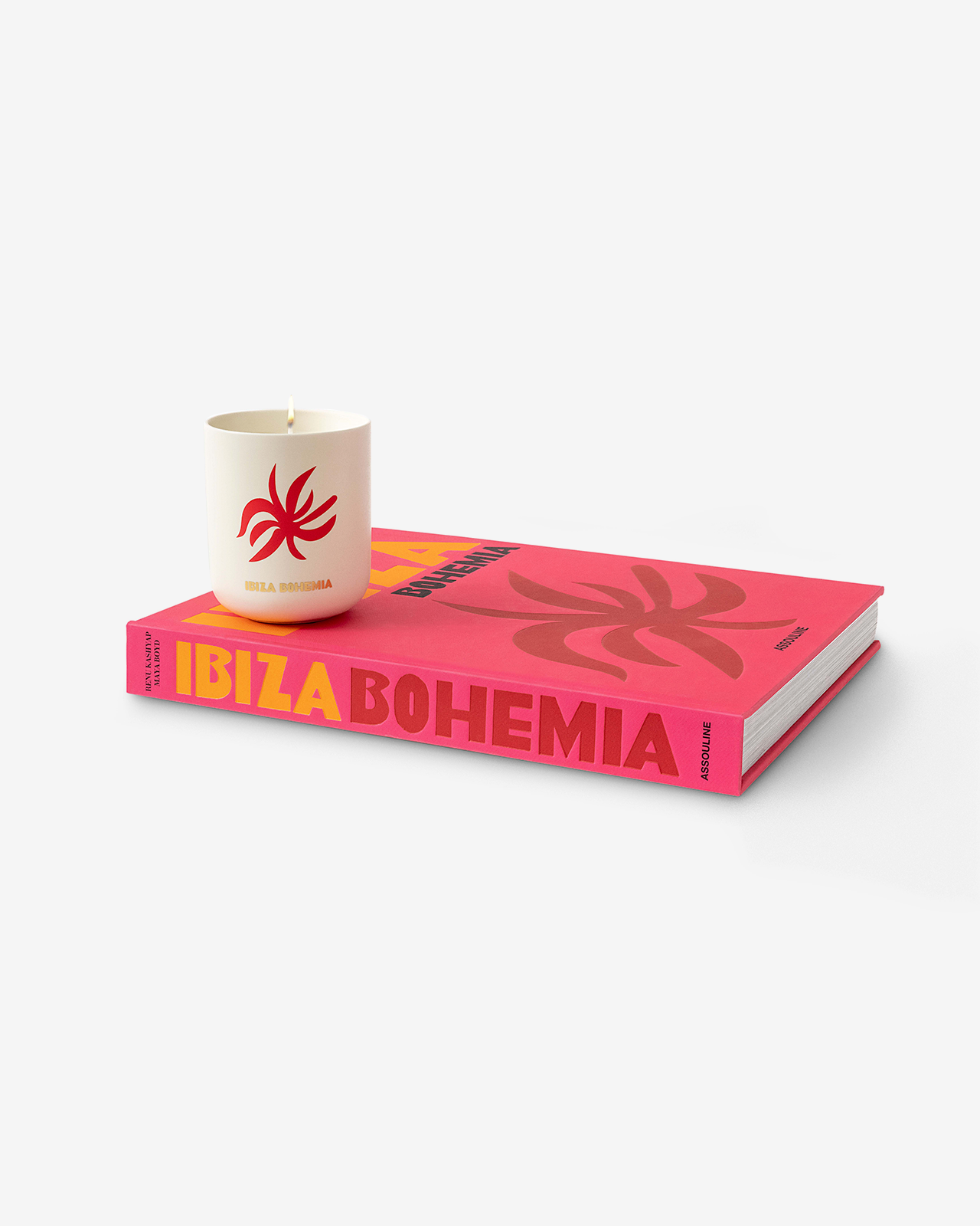 Ibiza Gift Set: Candle and Coffee Table Book | ASSOULINE