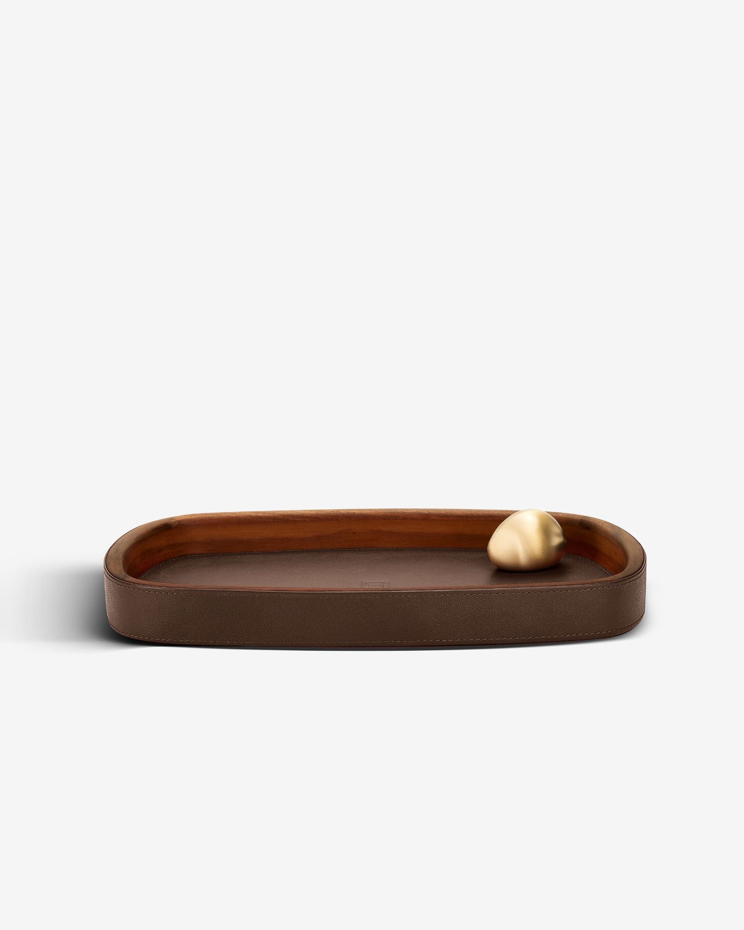 Brown Pebble Trinket Tray | Decorative Tray | ASSOULINE