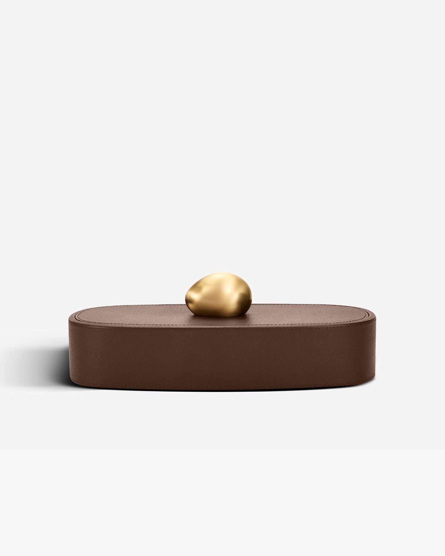 Brown Pebble Trinket Box | Decorative Storage Box