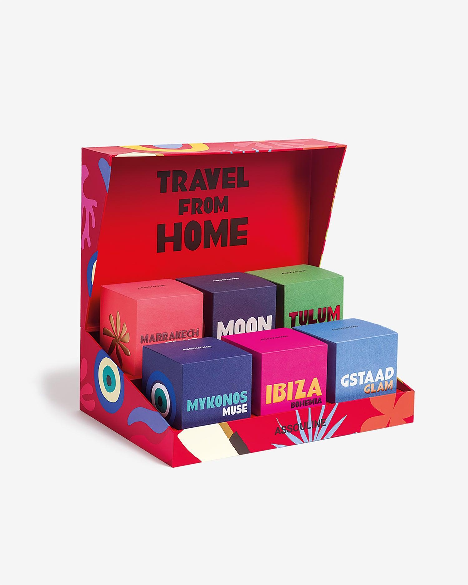 Assouline Travel From Home Scented Candle Set