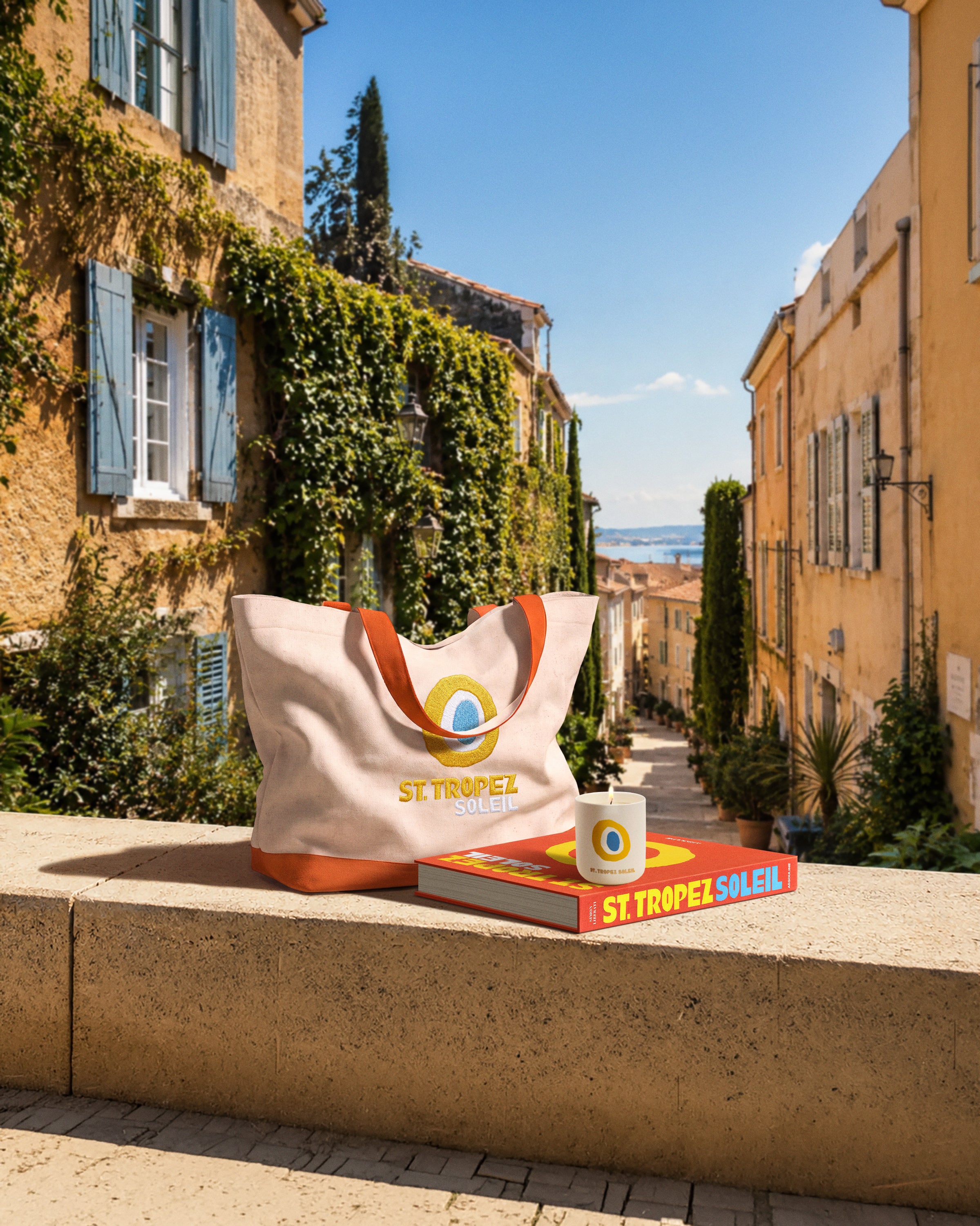 palm　 シャルトリューズ　ヴェール 350ml　グラスセット　　未開封 St. Tropez Soleil Gift Set: Book, Candle & Tote | ASSOULINE