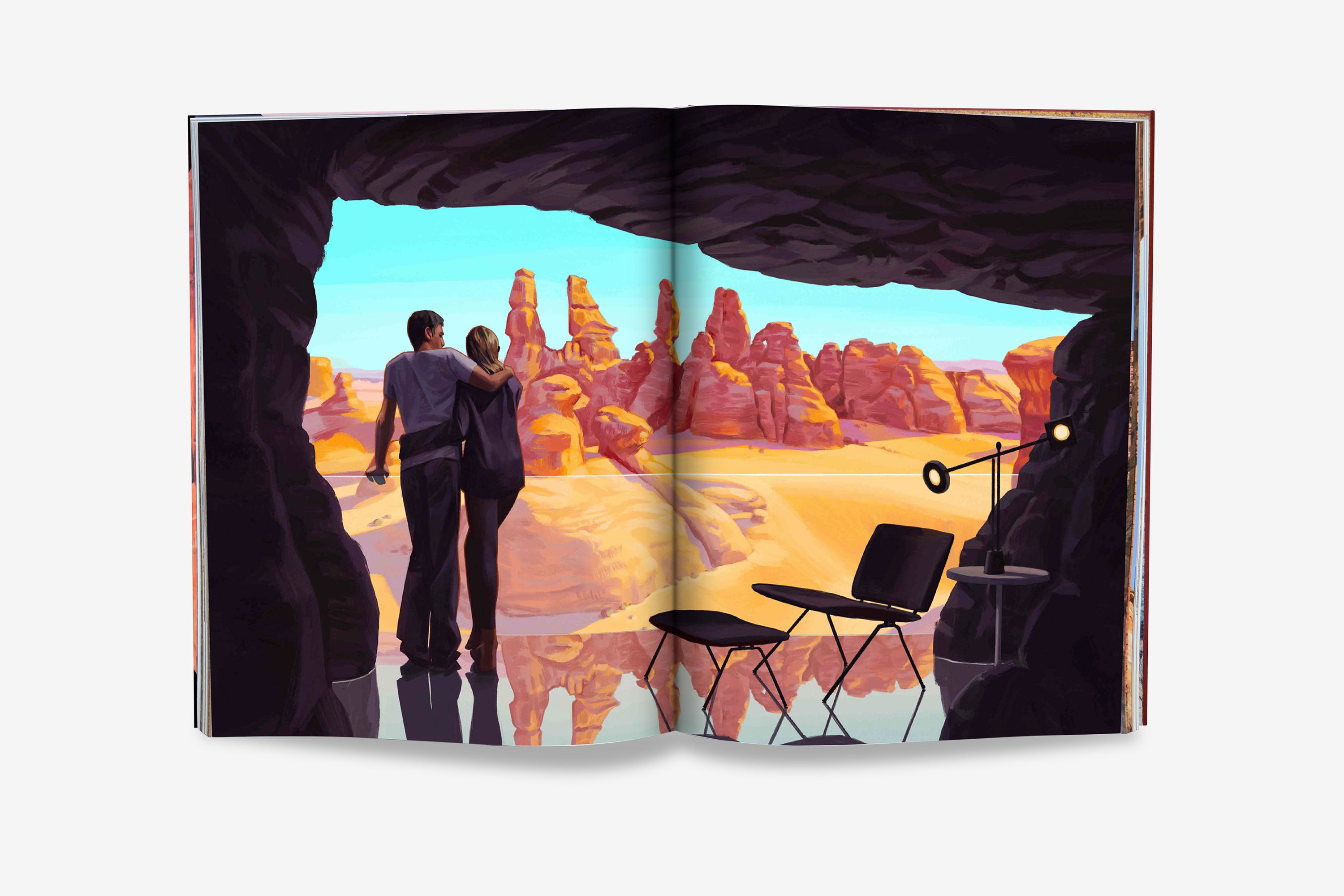 AlUla Coffee Table Book: XXL Blue Edition | ASSOULINE