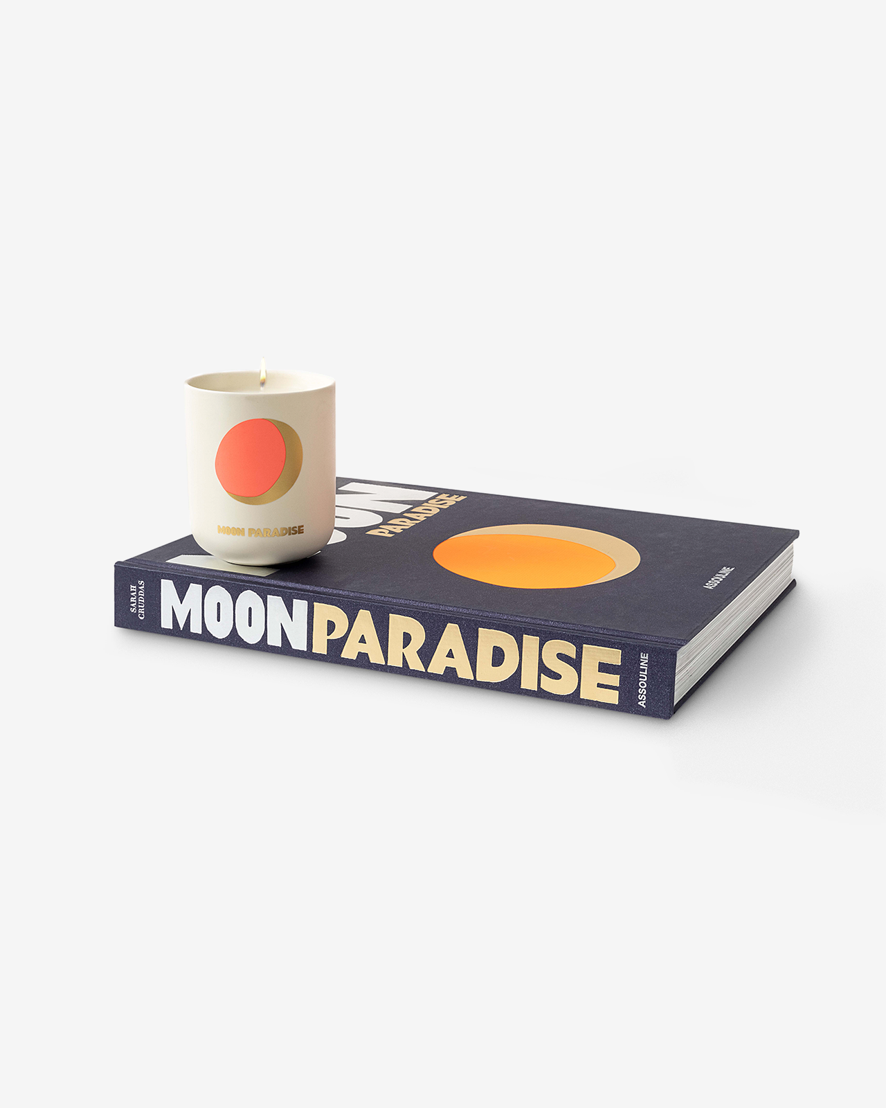 Moon - Candle and Book Gift Set
