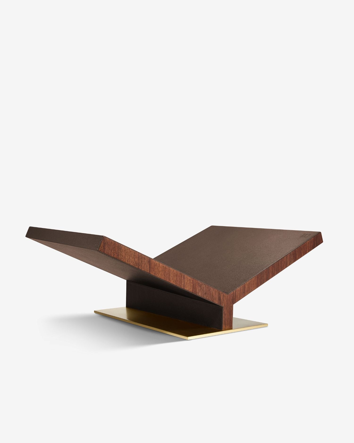 Collector Ultimate Wood Bookstand in Camel | ASSOULINE