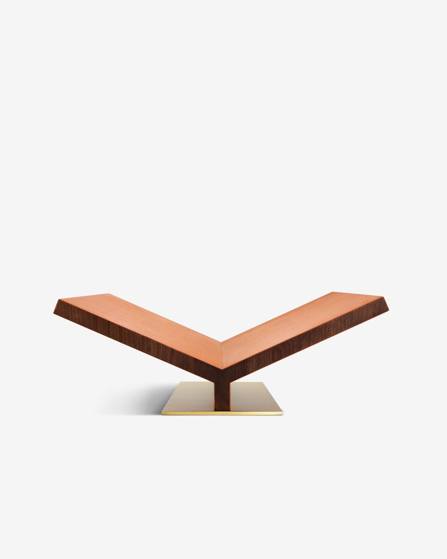 Collector Ultimate Wood Bookstand in Camel | ASSOULINE