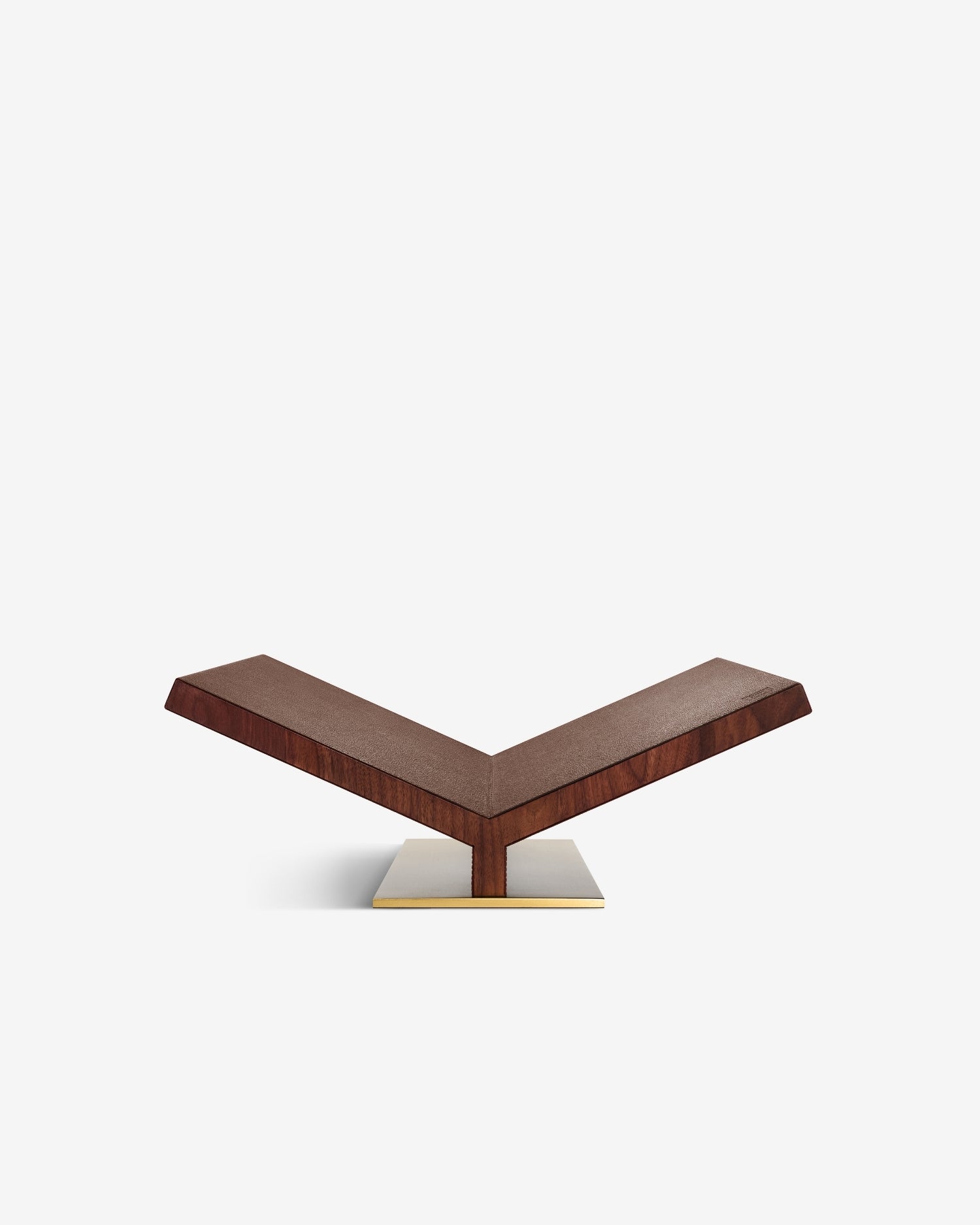 bookstand　ダークブラウン　ブルックリンスタイル　カリフォルニアスタイル Collector Classic Wood Bookstand in Brown | ASSOULINE