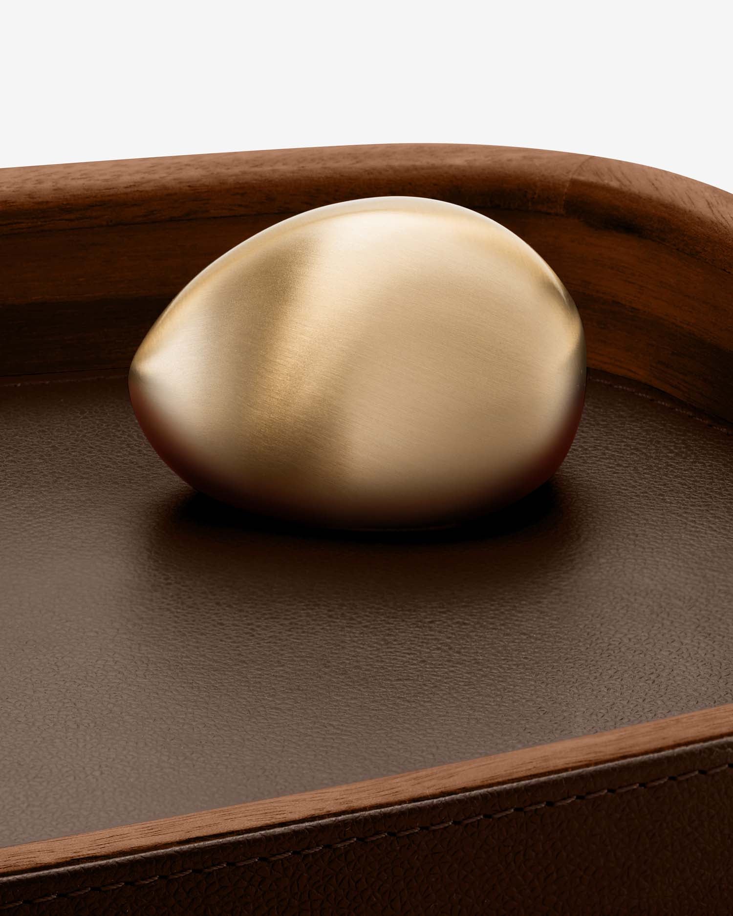 Brown Pebble Trinket Tray | Decorative Tray | ASSOULINE