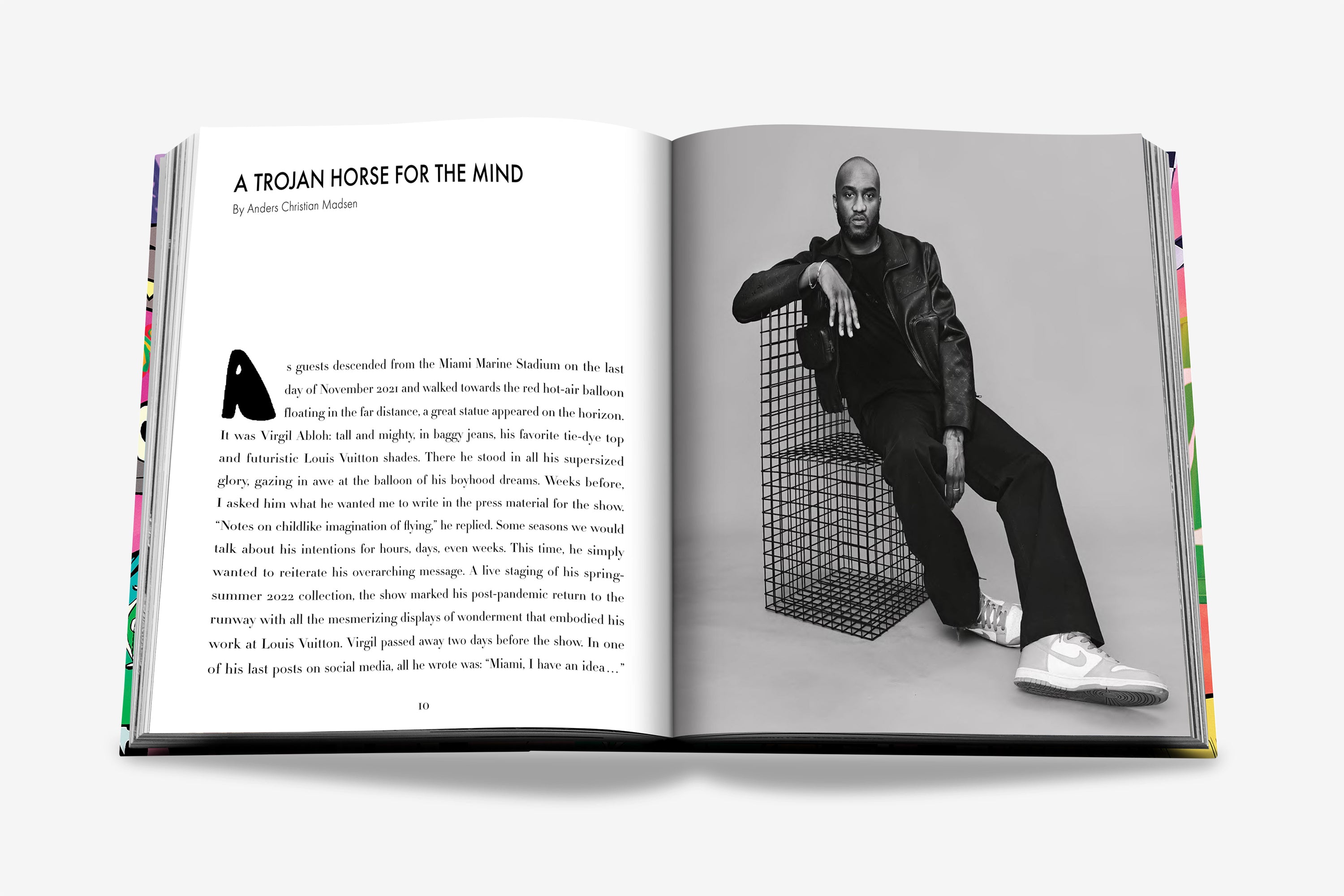 Louis Vuitton Virgil Abloh Book (Cartoon Cover) | ASSOULINE