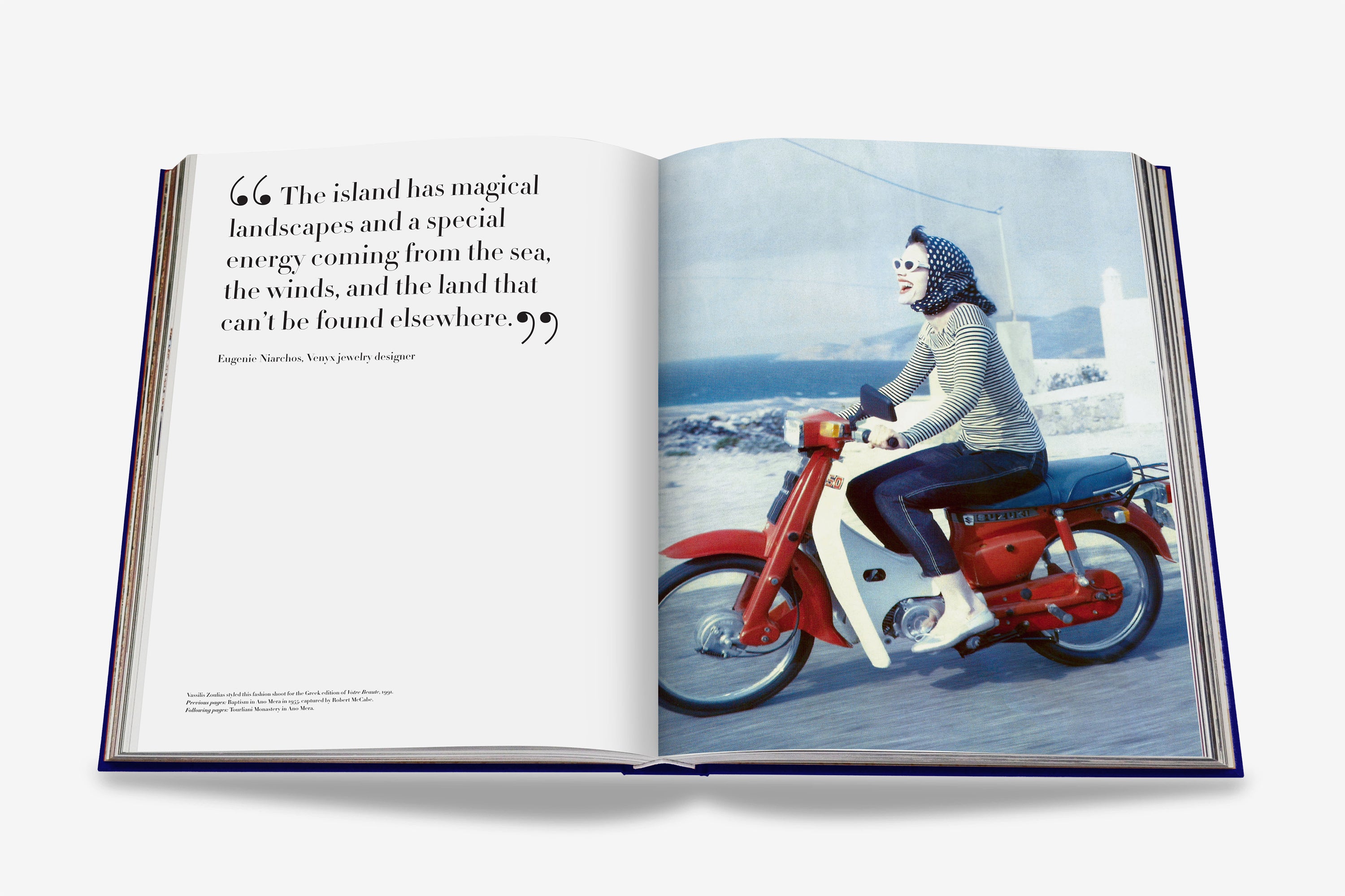 Mykonos Muse Coffee Table Book | ASSOULINE