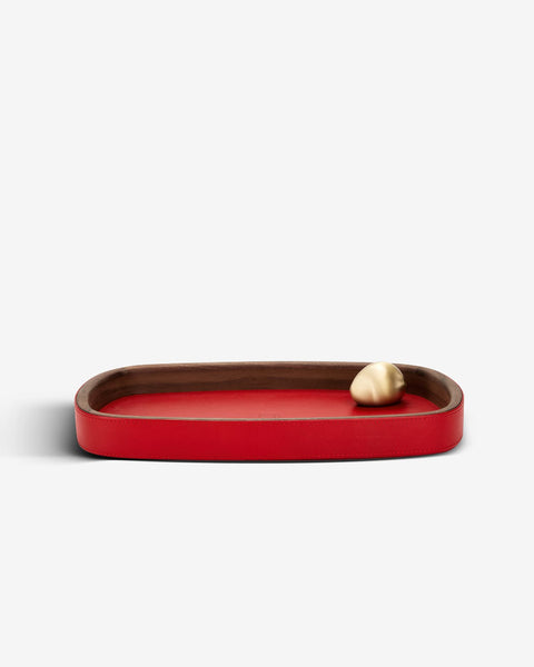 Red Pebble Trinket Box | Decorative Tray Box | ASSOULINE