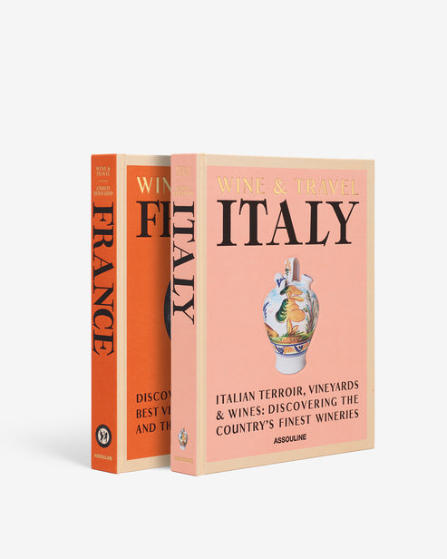 Assouline Wine and Travel France and Italy Gift Set