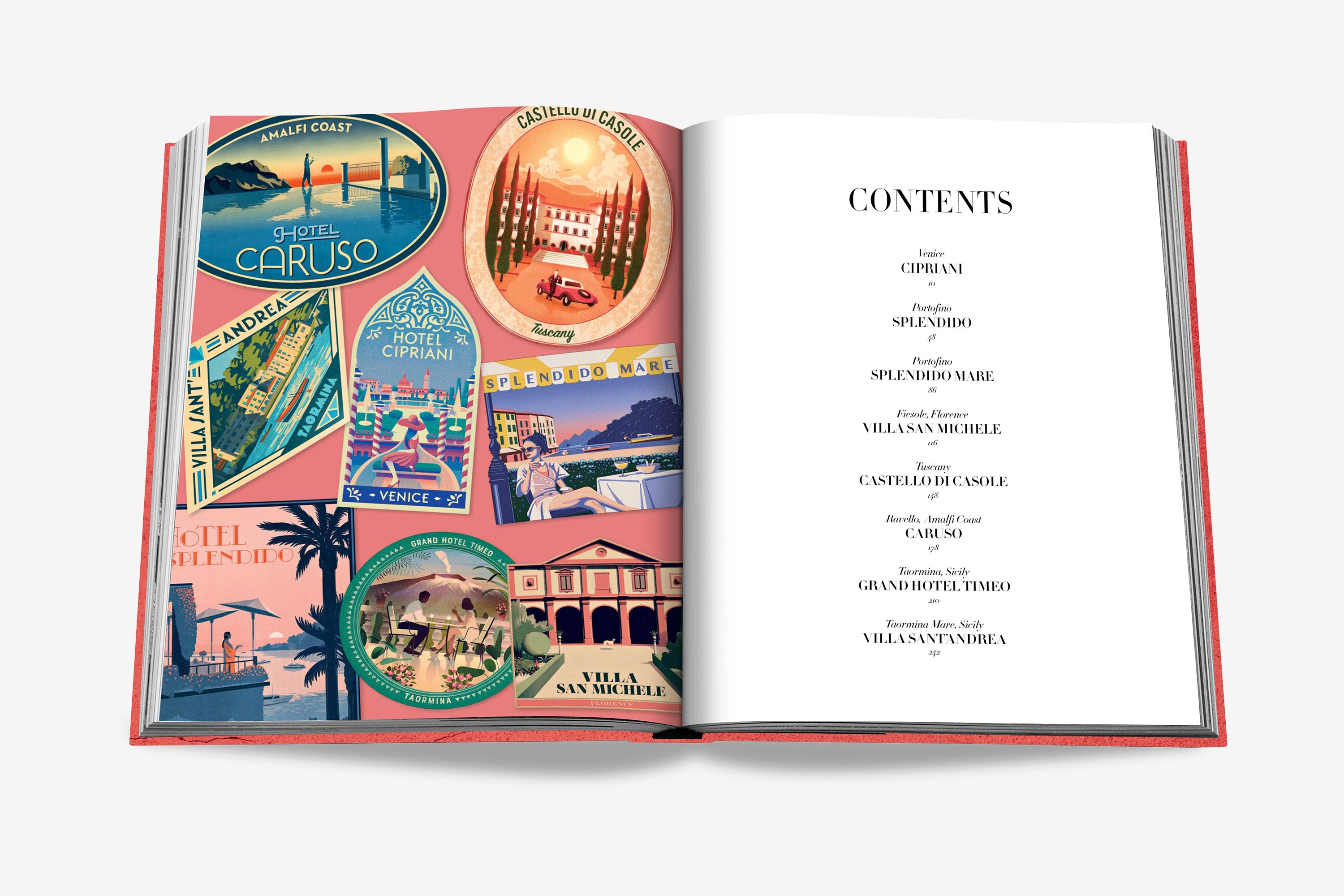Assouline Villeggiatura: Italian Summer Vacation book - Orange