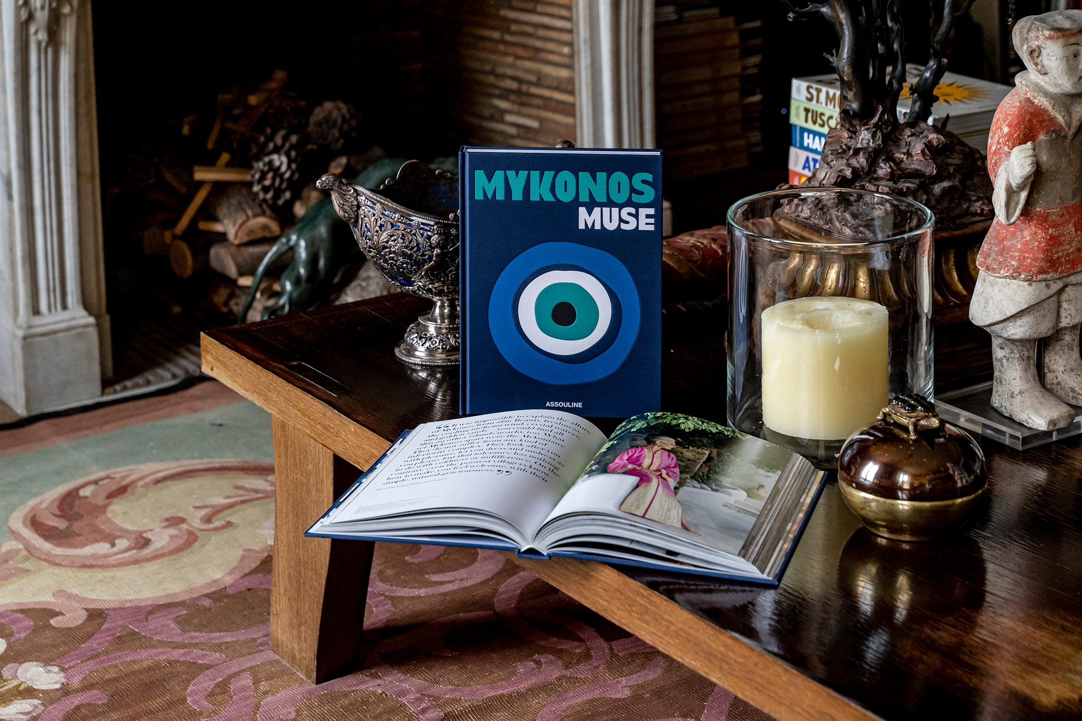 Mykonos Muse Coffee Table Book | ASSOULINE